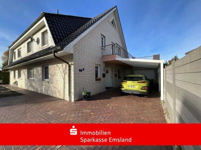 Zwei Wohneinheiten – ein starkes Gesamtpaket: 
vielseitige Doppelhaushälfte in Dörpen