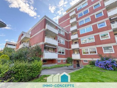 Möblierte 2,5-Zimmer-Wohnung mit Balkon in Toplage von Pinneberg!