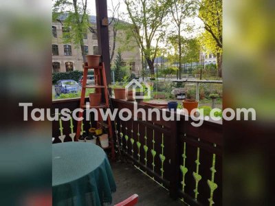 Tauschwohnung: 3 Räume mit Balkon in Pieschen gegen helle Neustadt-Whg.