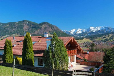 Wohnen mit Blick auf die Ammergauer Alpen