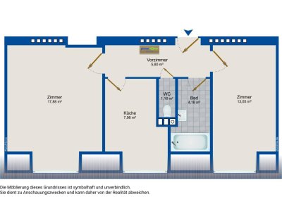 Achtung Anlegerwohnung! Stadtwohnung mit perfekter Raumaufteilung!