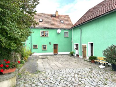 EFH mit Innenhof, kleiner Scheune und idyllischem Grundstück am Feldrand - Umland von Wilsdruff