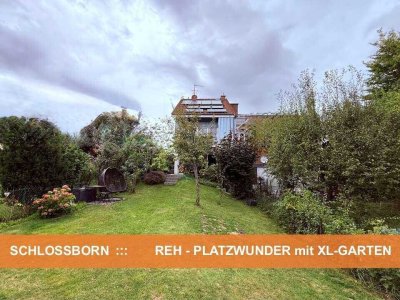 IDEALES REIHENHAUS mit GARTEN-PARADIES   :::   SCHLOSSBORN