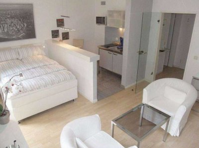 Unterbilk: Möbliertes Appartement inkl. Garagenstellplatz