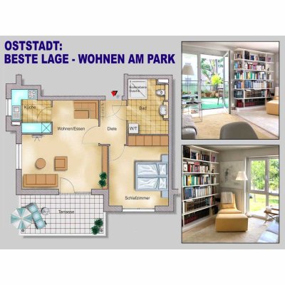 2-ZIMMER-WOHNUNG MIT SONNENTERRASSE - BARRIEREFREI