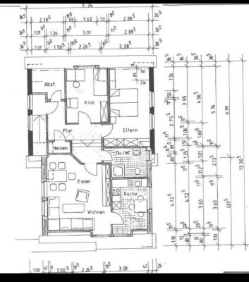 3 Zimmer Wohnung OG mit Garten in Püsselbüren
