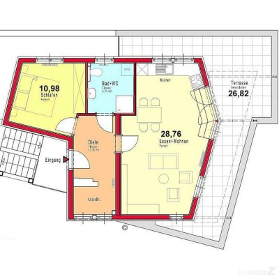 Provisionsfrei: Penthousewohnung mit Terrasse in sonniger Grünruhelage