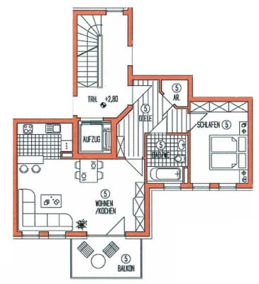 Schöne geräumige Zweizimmerwohnung in Freilassing (bahnhohfsnah)