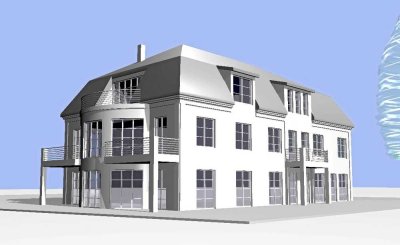Erstbezug von insgesamt sechs Neubauwohnungen mit 3- und 4- Zimmern mit Garten, Balkon, Dachterrasse