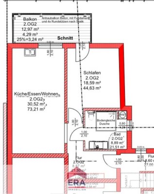 Hochwertiges 2-Zimmer-Apartment in modernem Neubau in Worms - zu vermieten!