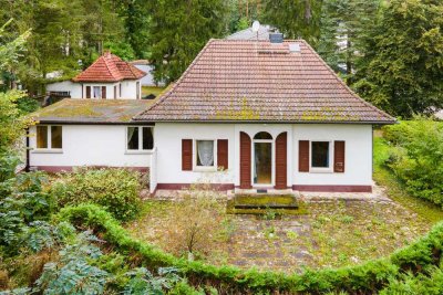 Wassernah! Keller, ausbaufähiges Dach, Nebengebäude, Carport usw.: Ein-/Zweifamilienhaus Bad Saarow