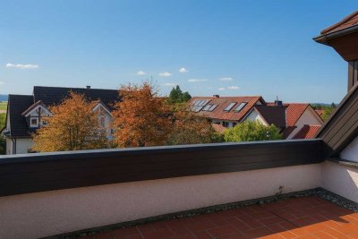 Sonnige Maisonette mit Süd-Dachterrasse  - viel Raum für Familie oder Homeoffice