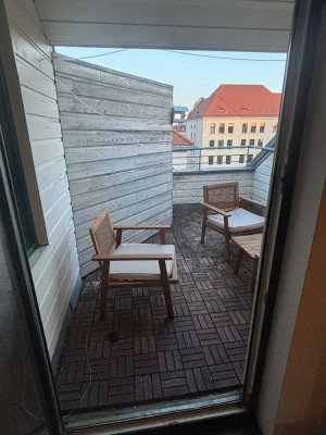 TAUSCHWOHNUNG: 3-Zimmer Maisonette mit Terrasse in Leipzig Gohlis-Süd