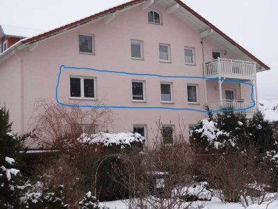 Sonnige und ruhig gelegene 3-Zimmer-Wohnung mit Balkon im Zentrum von Schmalkalden