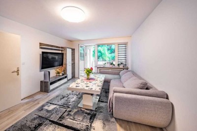 Vermietete 4-Zimmer-Wohnung mit Tiefgaragen-Stellplatz direkt am Forstenrieder Park