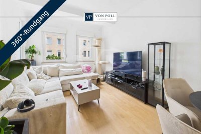 Hell, smart, zentral – WG-geeignete Citywohnung mit Balkon