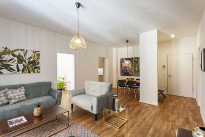gemütliche Wohnung mit EBK, Parkett & Fußbodenheizung