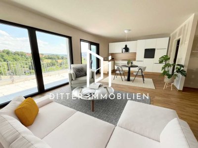 Leben mit Ausblick! - Neubau Penthouse-Wohnung in Igersheim