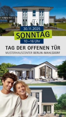 Sonntag der 30. November, Tag der offenen Tür in Mahlsdorf von 10.00 - 16.00 Uhr