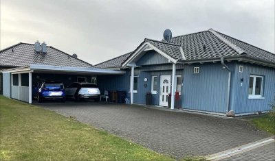 Gepflegtes Holzhaus/Bungalow, 109 m², KFW 40+, sehr energiesparend, Bj. 2017 mit 3 Zi. in Harsefeld