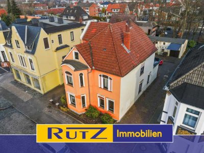 Delmenhorst-Stadtmitte |Mehrfamilienhaus mit zwei Wohneinheiten und Ausbaureserve in Innenstadtlage