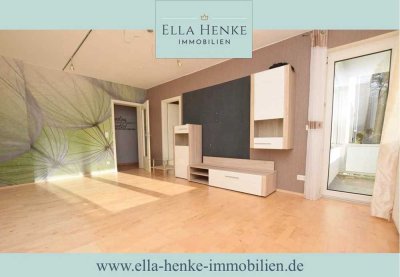 Modernisierte, schöne Erdgeschoss-Wohnung mit Einbauküche + Balkon...