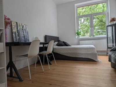 Stylische, möblierte  Altbauwohnung mit Wohnküche in kernsaniertem Mehrfamilienhaus!