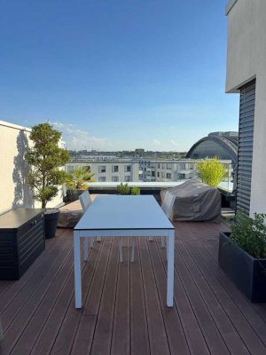 Attraktive Penthouse-Wohnung mit Bergblick