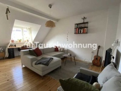 Tauschwohnung: Zentrale Altbau Dachgeschosswohnung