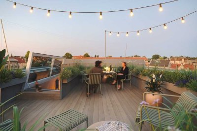 5-Zi Penthouse Apartment am Prenzlauer Berg mit großzügiger Terrasse