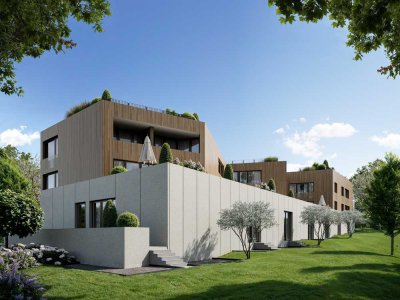 NEUBAU Wohnen mit Design   -   3-Zimmer WHG  2. OG  mit Dachterrasse im Süden von Landshut