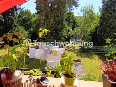 Tauschwohnung: 3 Zimmer + große Küche, 85m², Direktzugang zum Garten