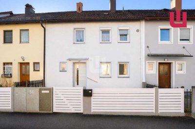 WINDISCH IMMOBILIEN - Halbes Reihenhaus mit Garten, Dachboden und Keller in guter Lage v. FFB