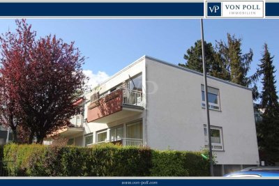 VON POLL - OBERURSEL: Ruhige 3-Zimmer-Wohnung mit Balkon und Garage im Eichwäldchen