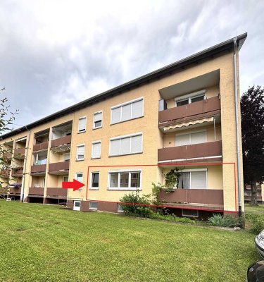 4-Zimmer-EG-Wohnung im Hochparterre mit Balkon