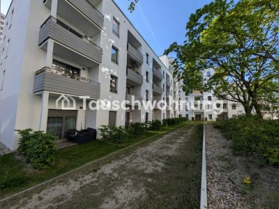 Tauschwohnung: Moderne 2-Zimmer-Neubauwohnung mit Terrasse und Grünfläche