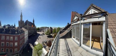 Penthouse, toller Panoramablick über dem Marktplatz, inkl. EBKü