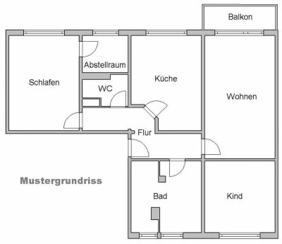 93qm große 3-Raum-Wohnung mit Aufzug, PKW-Stellplatz, BW und Dusche! Bezug ab 12.04.2024 möglich!