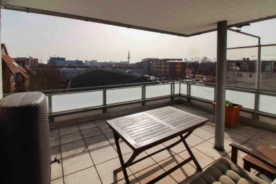 Herrliche Dachterassenwohnung mit 3 Zimmern, Tiefgarage und mehr...