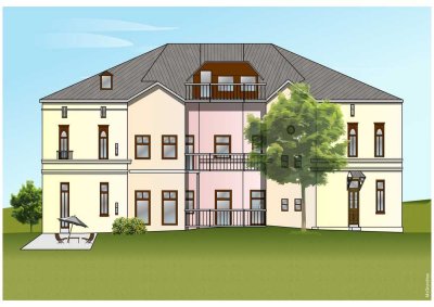 Große 4 Raum-Wohnung mit Dachterrasse