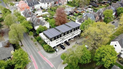 Dachfläche mit Baugenehmigung für 4 WE + Büroeinheit