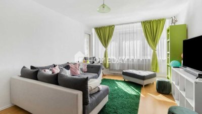 Ab 1.12. freie, moderne 2-Zimmer-Wohnung mit Balkon und Garage in Gravenbruch