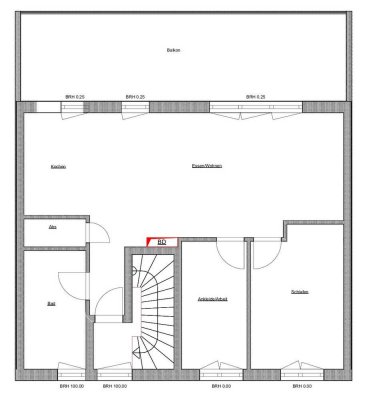 3-Zimmer-Penthousewohnung mit großzügiger Dachterrasse