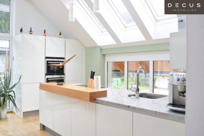 | EXKLUSIVE & STILVOLLE DACHGESCHOSSWOHNUNG | 1. OG | LICHTDURCHFLUTET | MODERNE & HOCHWERTIGE AUSSTATTUNG | TERRASSE | GARTENNUTZUNG | IDYLLISCHE LAGE | SEHR GUTE ANBINDUNG ZUR A2