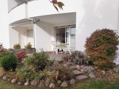 Möblierte 2-Zimmer-Wohnung mit Terrasse – 5 Minuten zum Strand