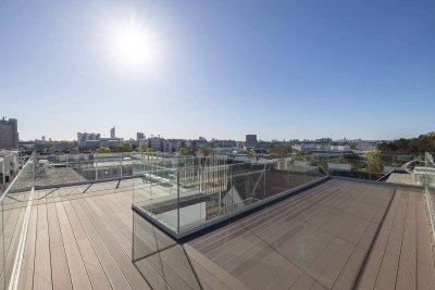 DACHERSTBEZUG: Maisonette mit Terrasse + Dachterrasse sowie Wienblick