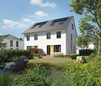 2x Doppelhaushälften, massiv gebaut, Preis inkl. Grundstück