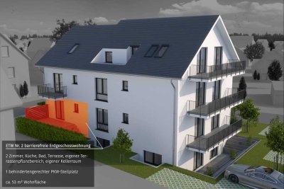 ***TOP Neubau barrierefreie EG ETW mit Terrasse in Götzenhain***