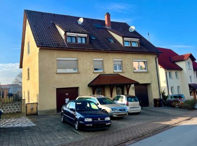 Charmante Doppelhaushälfte mit Garten, Terrasse und viel Potenzial in zentraler Lage von Mühlhausen