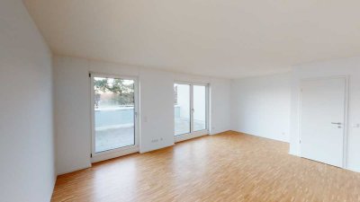 Großzügige 2-Zimmer-Wohnung mit Dachterrassen